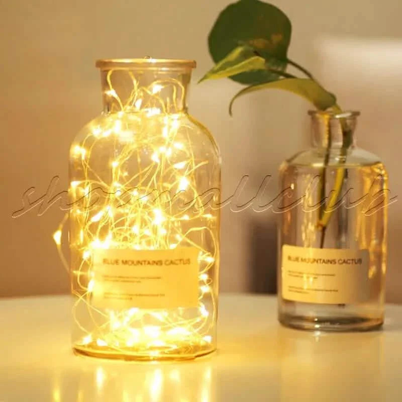 10-Pack: 20LEDs Wine Bottle Light Cork Shaped String Fairy Wire Night Light DailySale