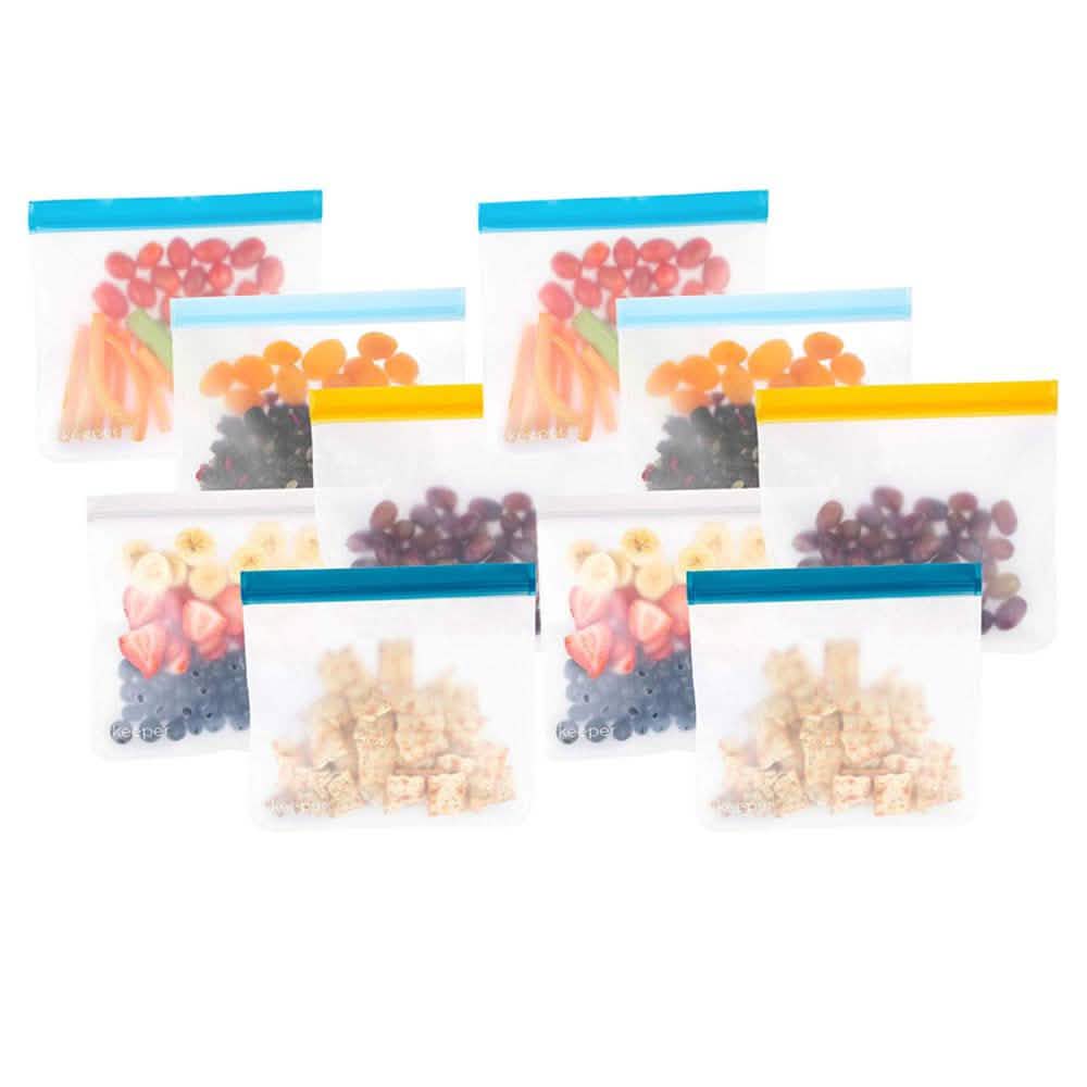 10-Pack: 32 oz Keeper Reusable Ziplock Bags DailySale