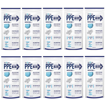 10-Pack: All-In-One Personal Protection Kit To Go DailySale