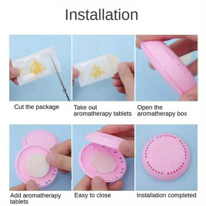 10-Pack: Aromatherapy Air Fresheners - Solid Deodorizer Tablets with Extra Shell DailySale