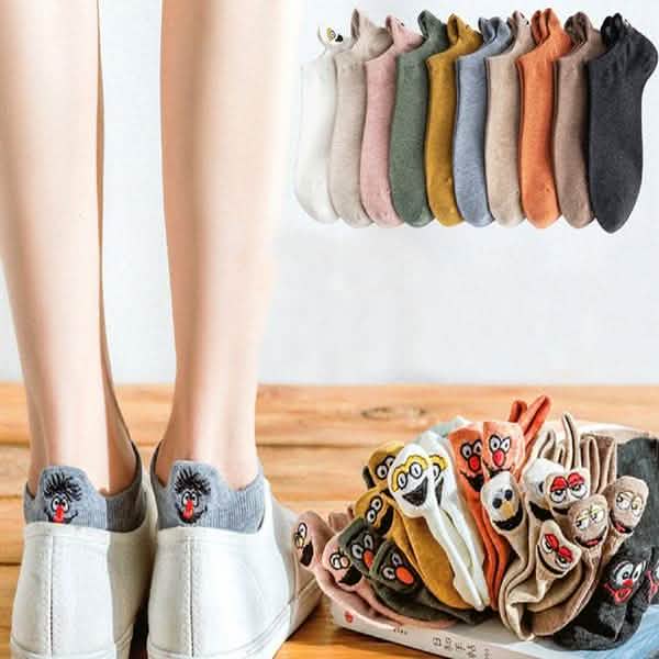 10-Pack: Embroidered Expression Women Socks DailySale