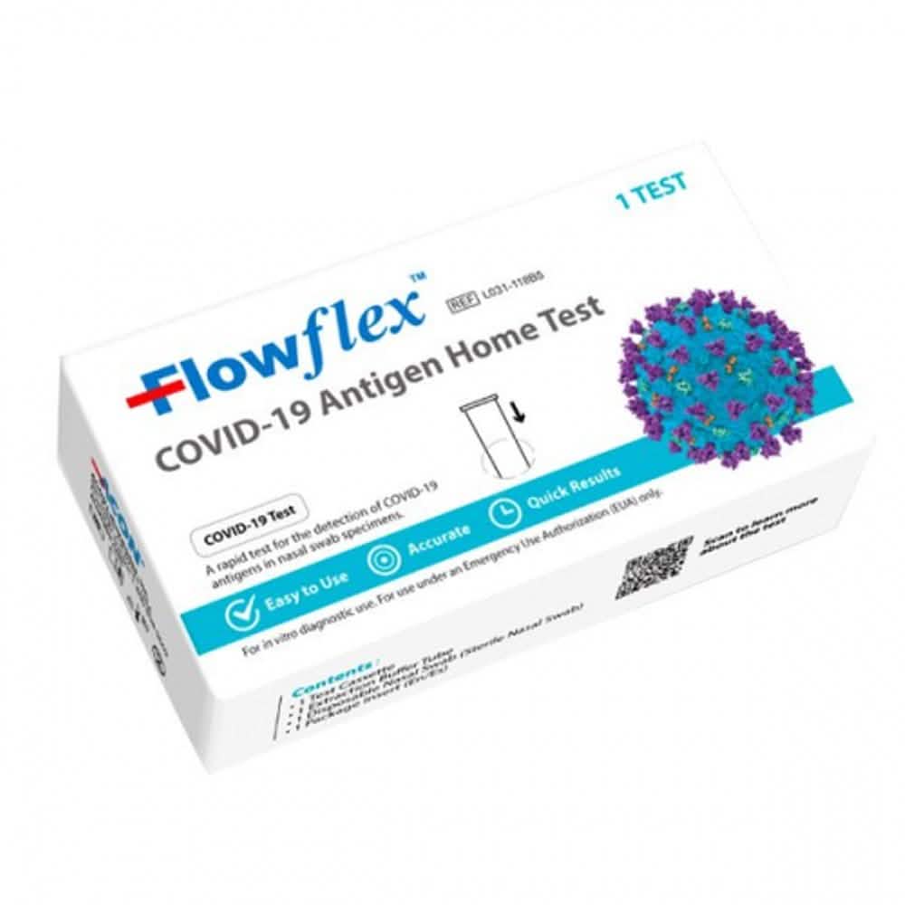 10-Pack: Flowflex COVID-19 Antigen Rapid Home Test Kit DailySale