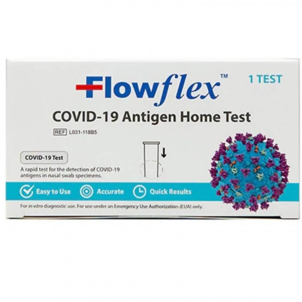 10-Pack: Flowflex COVID-19 Antigen Rapid Home Test Kit DailySale