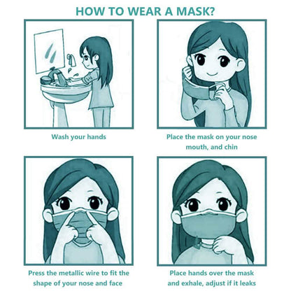 10-Pack: Kids Disposable Face Mask DailySale