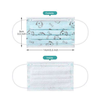 10-Pack: Kids Disposable Face Mask DailySale