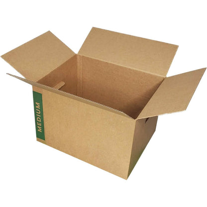 10-Pack: Medium Moving Boxes with Handles  (Refurbished) DailySale