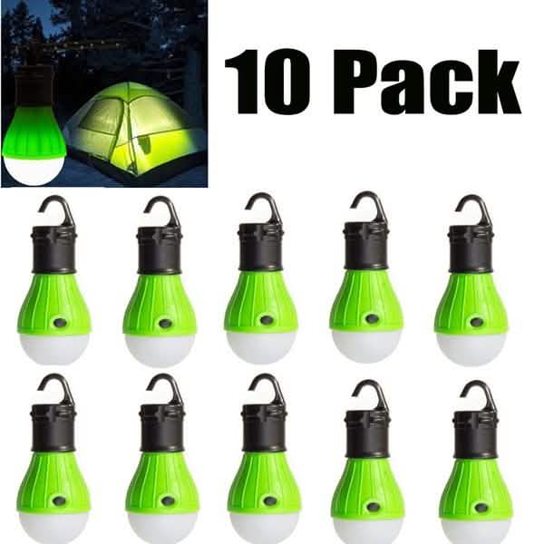 10-Pack: Mini Portable Lantern Tent Light DailySale