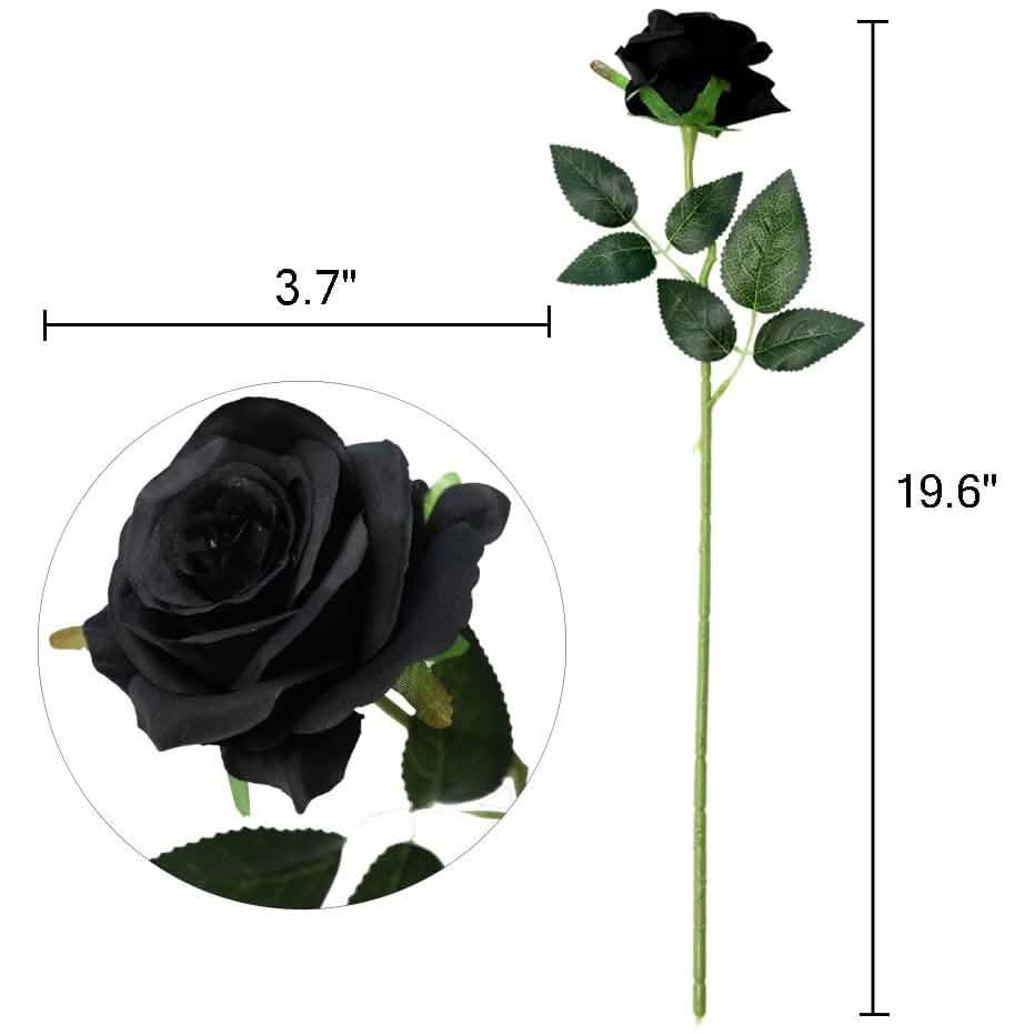 10-Pack: Nubry Artificial Silk Rose Flower Bouquet DailySale