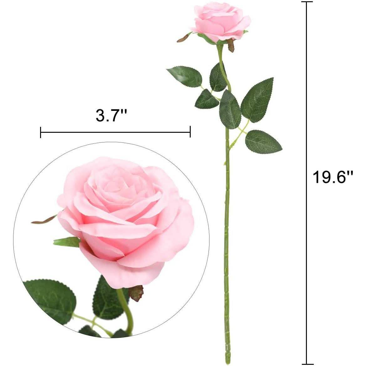 10-Pack: Nubry Artificial Silk Rose Flower Bouquet DailySale