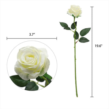10-Pack: Nubry Artificial Silk Rose Flower Bouquet DailySale