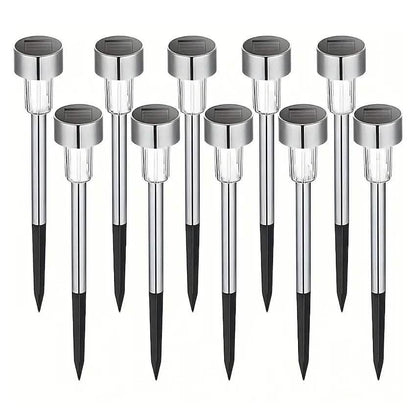 10-Pack: Outdoor Solar Landscape Lawn Light DailySale