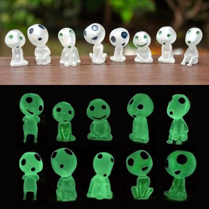 10-Pack: Princess Mononoke Luminous Studio Ghibli Resin Action Figurines DailySale