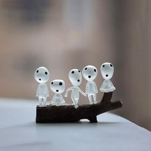 10-Pack: Princess Mononoke Luminous Studio Ghibli Resin Action Figurines DailySale
