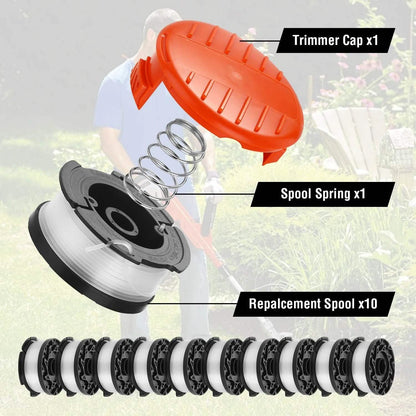 10-Pack: Replacement Spool AGPtEK Line String Trimmer DailySale