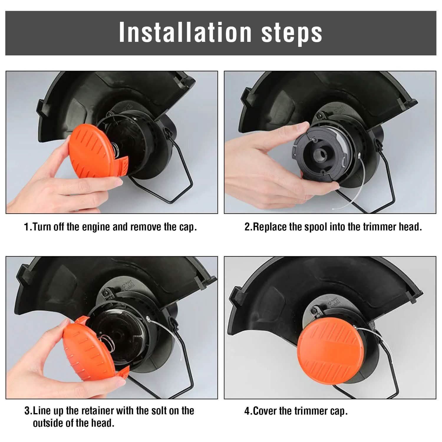10-Pack: Replacement Spool AGPtEK Line String Trimmer DailySale