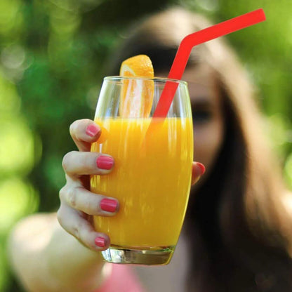 10-Pack: Reusable Silicone Wide Drinking Straws With Cleaning Brushes DailySale