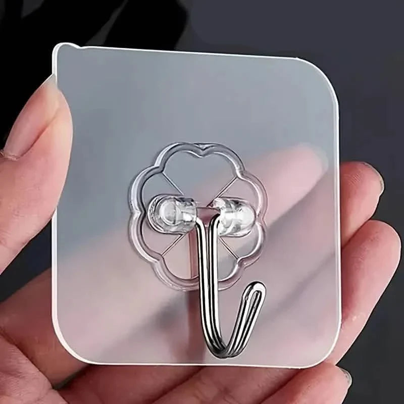 10-Pack: Self-Adhesive Wall Hooks DailySale