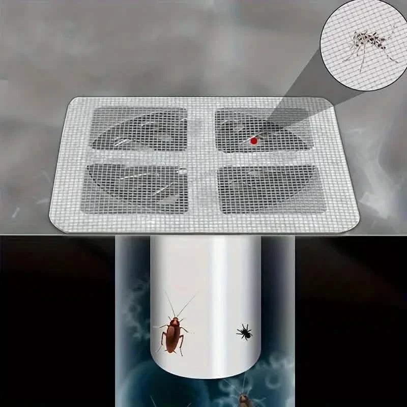 10-Pack: Shower Drain Hair Catcher Waterproof Mesh Stickers DailySale