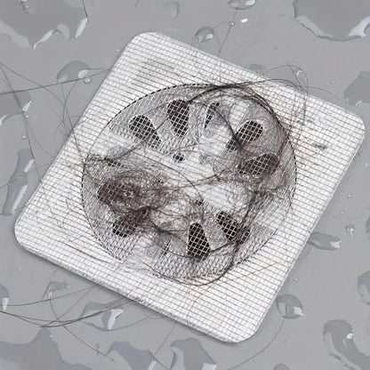 10-Pack: Shower Drain Hair Catcher Waterproof Mesh Stickers DailySale