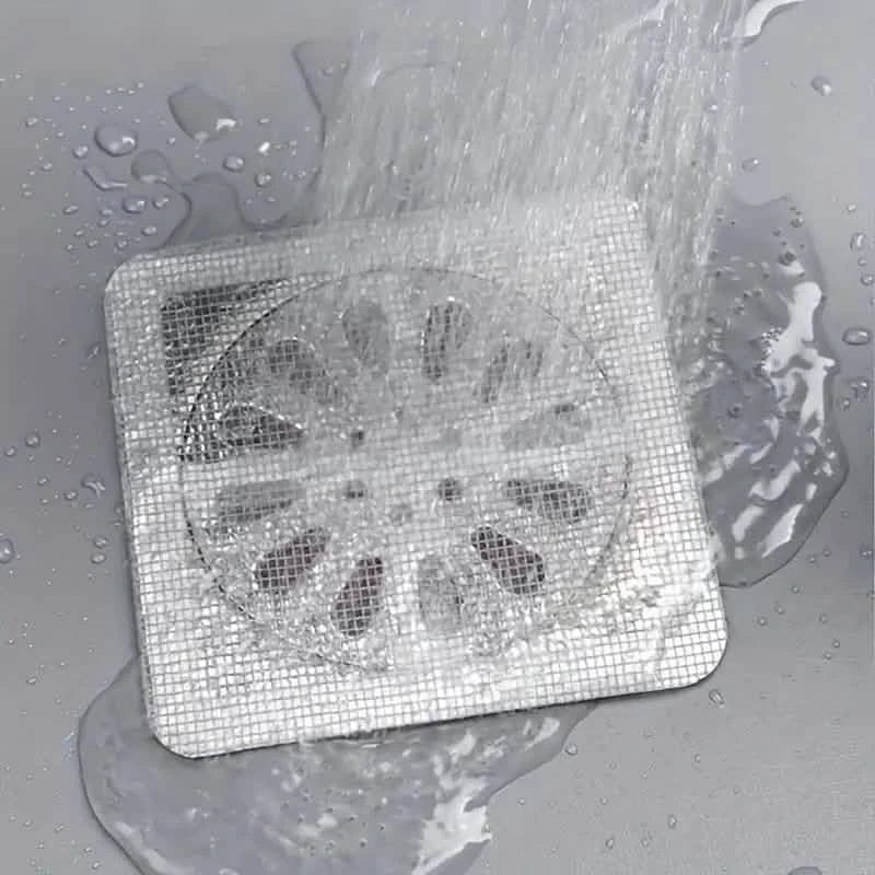 10-Pack: Shower Drain Hair Catcher Waterproof Mesh Stickers DailySale