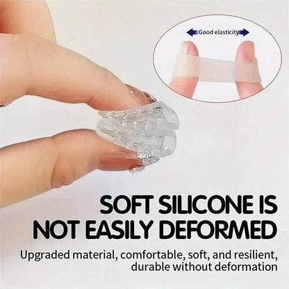 10-Pack: Transparent Toe Protector - Soft and Comfortable Toe Cover DailySale