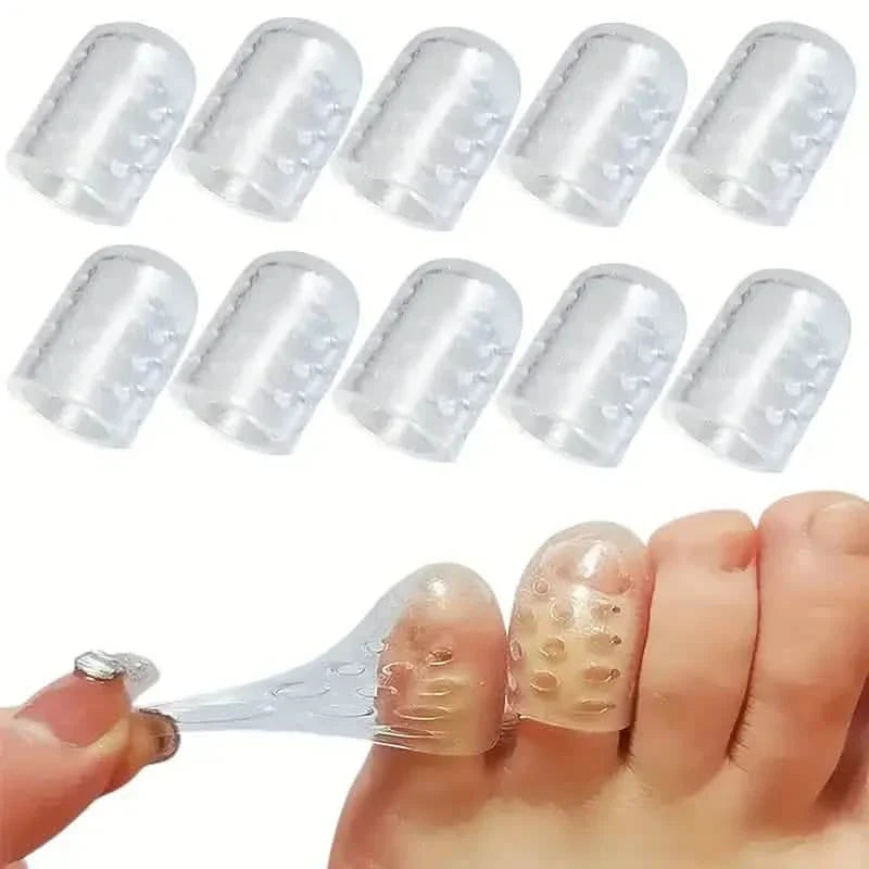 10-Pack: Transparent Toe Protector - Soft and Comfortable Toe Cover DailySale