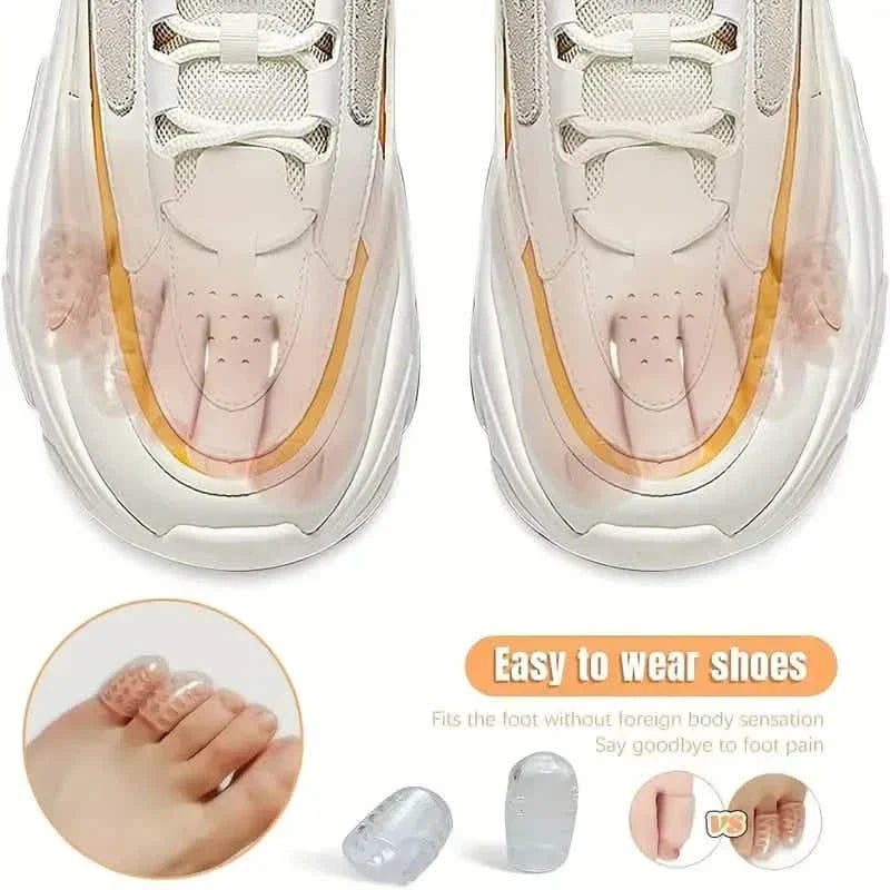 10-Pack: Transparent Toe Protector - Soft and Comfortable Toe Cover DailySale