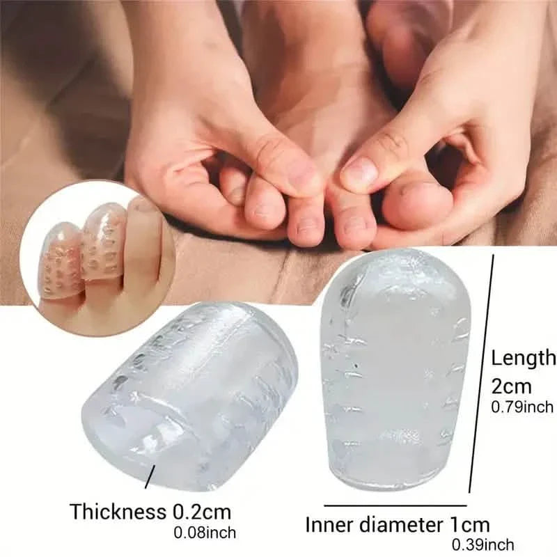 10-Pack: Transparent Toe Protector - Soft and Comfortable Toe Cover DailySale