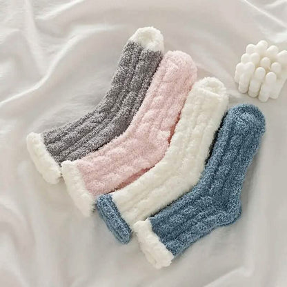 10-Pairs: Coral Fleece Crew Socks DailySale