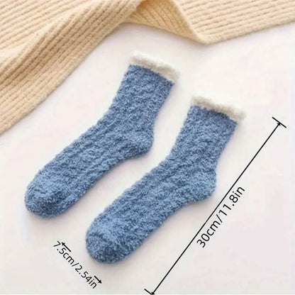 10-Pairs: Coral Fleece Crew Socks DailySale