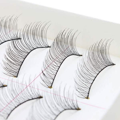 10-Pairs: Makeup Handmade Natural Fashion Long False Eyelashes DailySale