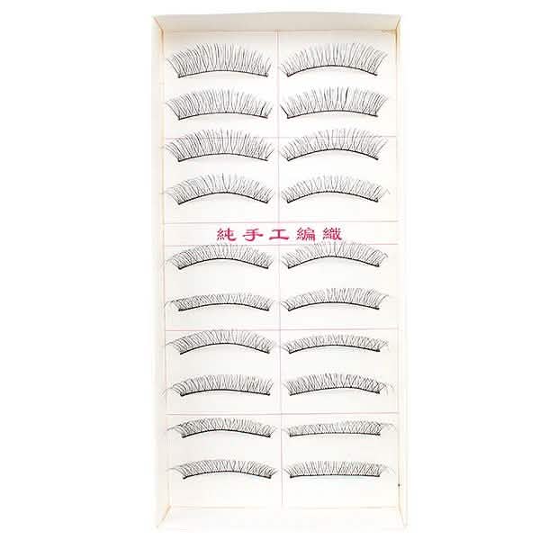 10-Pairs: Makeup Handmade Natural Fashion Long False Eyelashes DailySale
