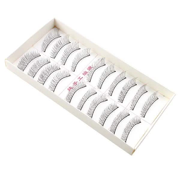 10-Pairs: Makeup Handmade Natural Fashion Long False Eyelashes DailySale
