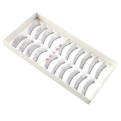 10-Pairs: Makeup Handmade Natural Fashion Long False Eyelashes DailySale