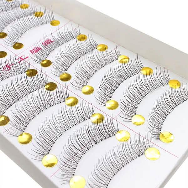 10-Pairs: Makeup Handmade Natural Fashion Long False Eyelashes Eye Lashes DailySale
