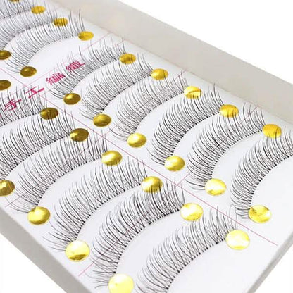 10-Pairs: Makeup Handmade Natural Fashion Long False Eyelashes Eye Lashes DailySale