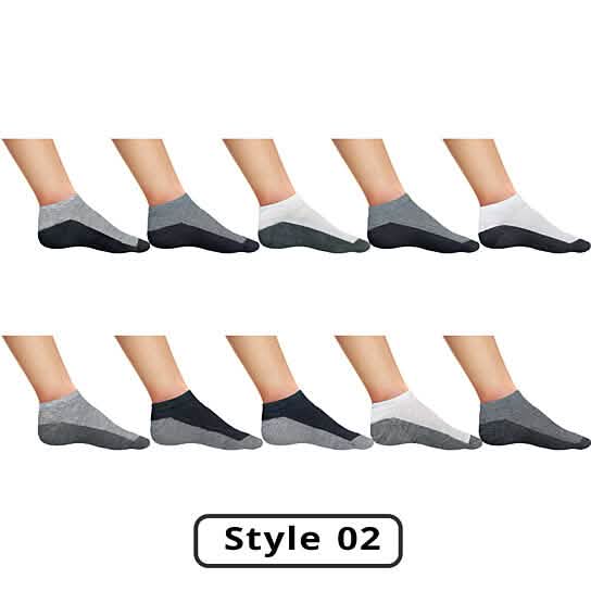 10-Pairs: Men's Active Low-Cut Ankle Socks DailySale