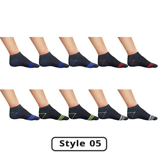 10-Pairs: Men's Active Low-Cut Ankle Socks DailySale