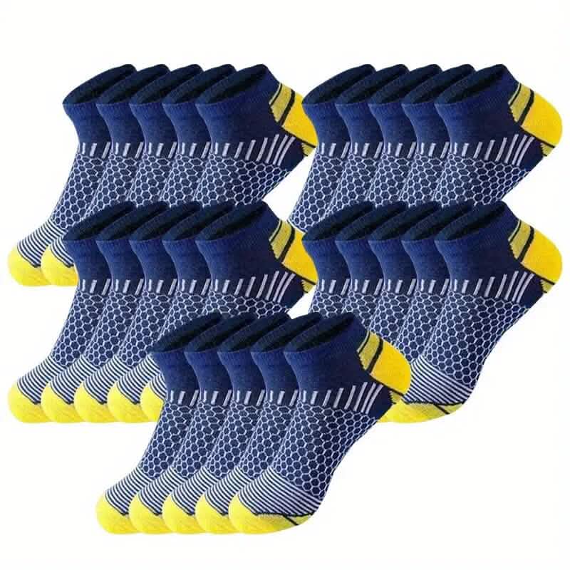 10-Pairs: Men's Athletic Ankle Socks DailySale
