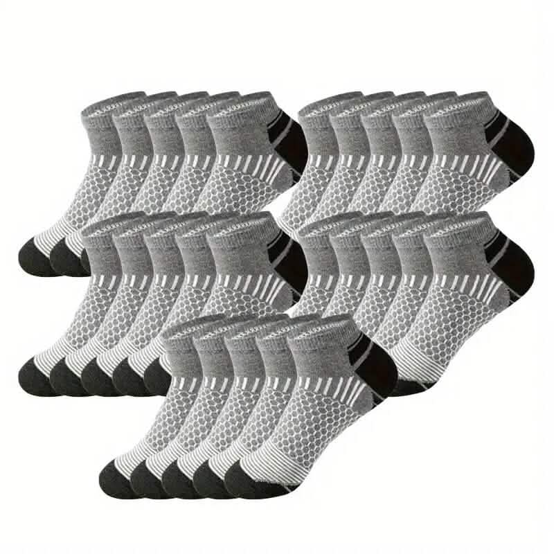 10-Pairs: Men's Athletic Ankle Socks DailySale