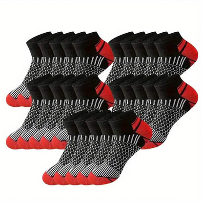10-Pairs: Men's Athletic Ankle Socks DailySale