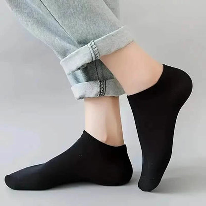 10-Pairs: Men's Plain Knitted Lining Socks DailySale