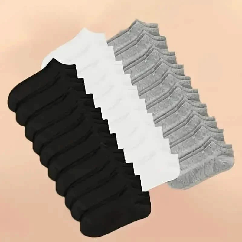 10-Pairs: Men's Plain Knitted Lining Socks DailySale