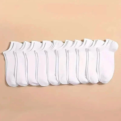 10-Pairs: Men's Plain Knitted Lining Socks DailySale