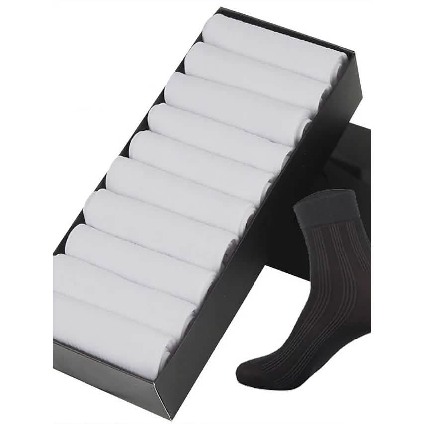 10-Pairs: Socks Solid Colored Warm Spring & Summer DailySale