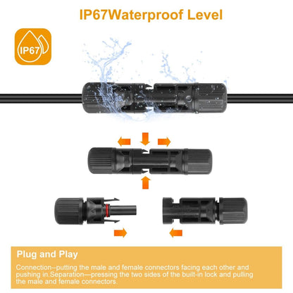 10-Pairs: Solar Panel Connectors DailySale