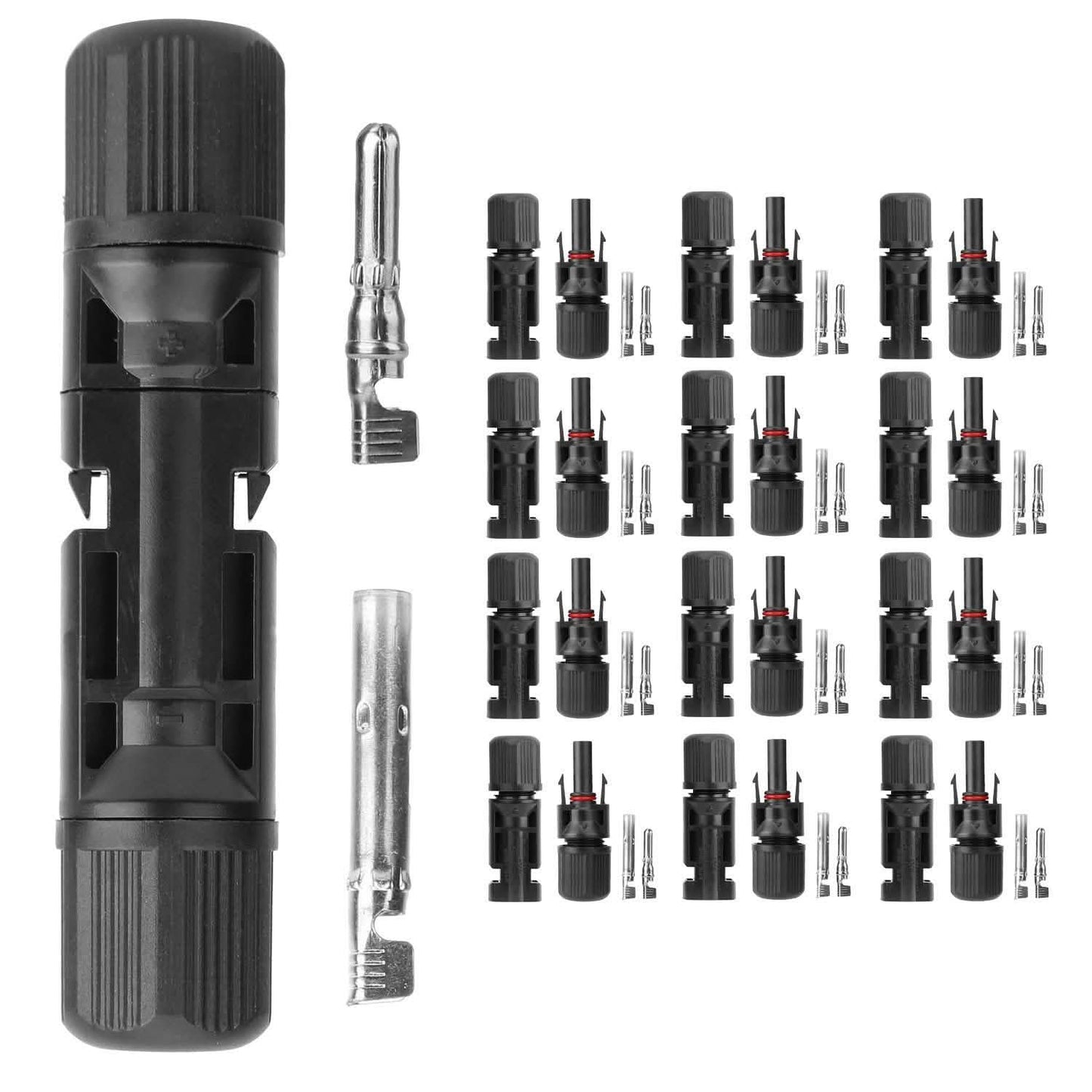 10-Pairs: Solar Panel Connectors DailySale