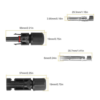10-Pairs: Solar Panel Connectors DailySale
