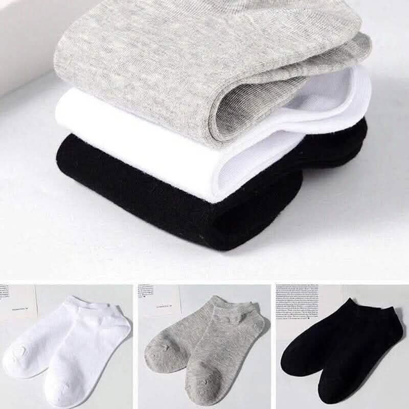 10-Pairs: Women's Solid Color Ankle Socks DailySale