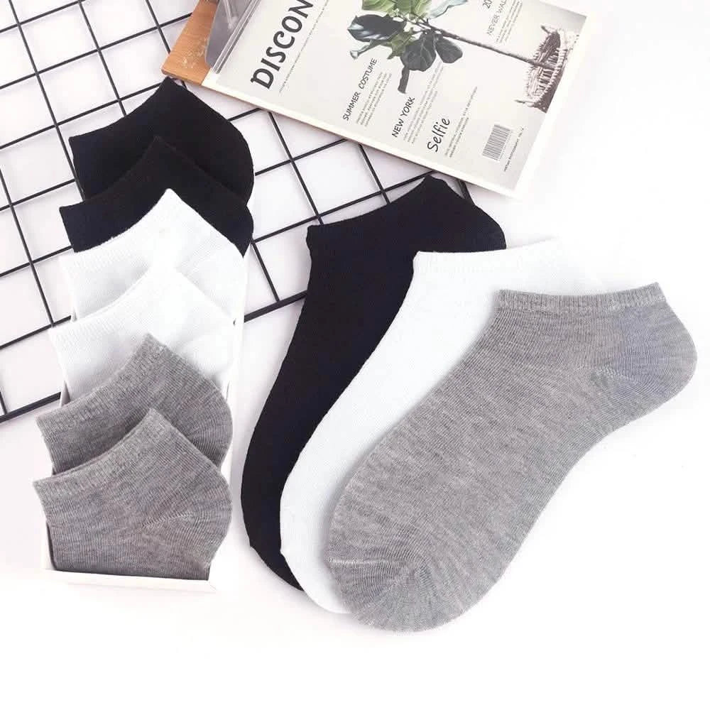 10-Pairs: Women's Solid Color Ankle Socks DailySale